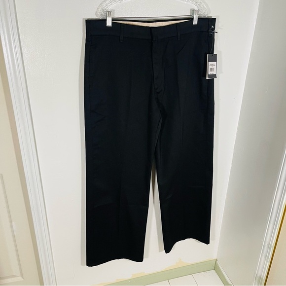 NWT Re/Done Super Wide Leg Trouser Pants Black High Waist Neutral Waist 32 - Picture 5 of 8